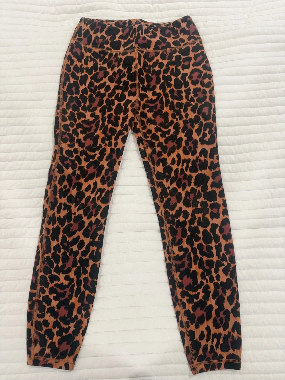 J. Crew Leopard Print Skinny Pants in Black and Brown